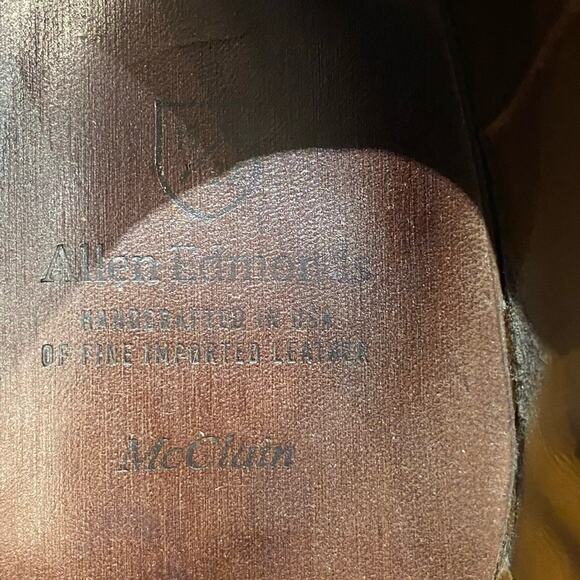 Allen Edmonds McClain Leather Black Wingtip Lace Up Shoe Mens 13B main image 8